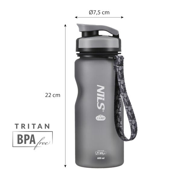 Tritanová láhev na pití HMS NC1740, 600 ml černá