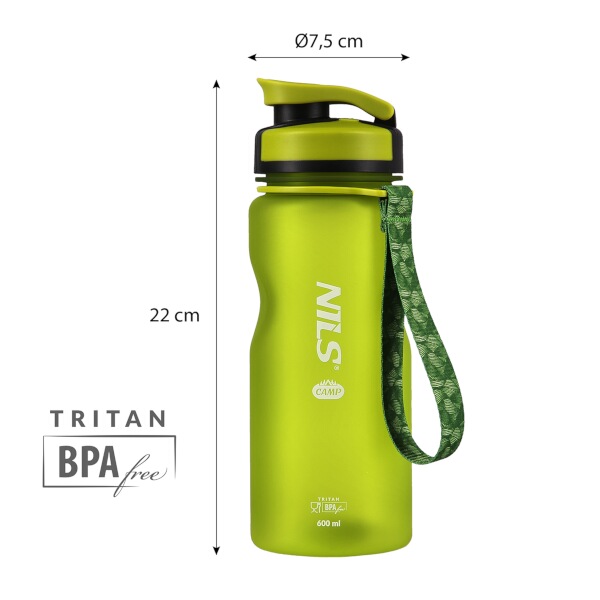 Tritanová láhev na pití HMS NC1740, 600 ml zelená