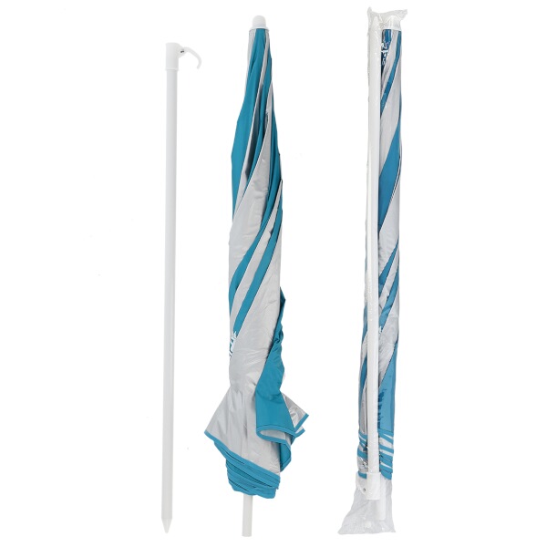 Slunečník NILS Camp NC7813 světle modrý, 160 cm
