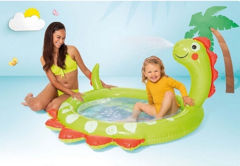 Dětský bazének INTEX 58437 Dinosaurus 119x109x66 cm