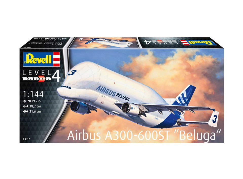Revell Plastic ModelKit letadlo 03817 Airbus A300-600ST Beluga (1:144)