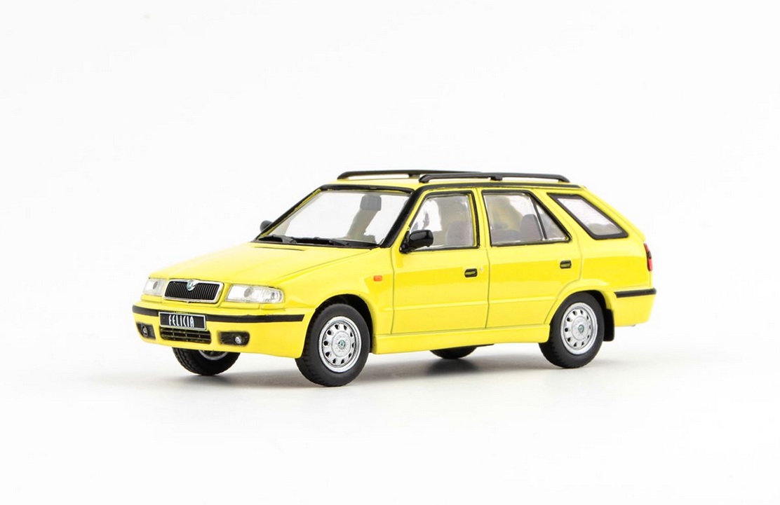 Abrex Škoda Felicia FL Combi (1998) Žlutá Telecom 1:43