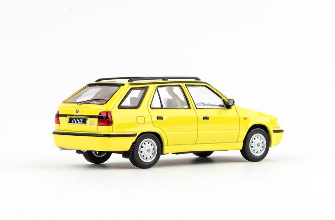 Abrex Škoda Felicia FL Combi (1998) Žlutá Telecom 1:43