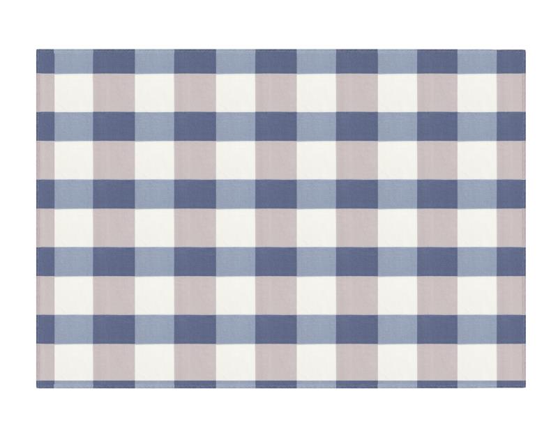 Bellatex Přikrývka Kemping PLUS, Modrá kostka - 150x200 cm