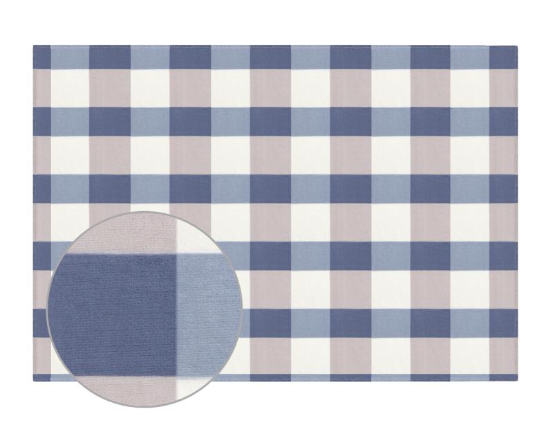 Bellatex Přikrývka Kemping PLUS, Modrá kostka - 150x200 cm