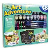 Art Adventure - Velká sada malování zelenomodrá