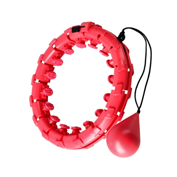 Masážní hula hoop ONE Fitness OHA01 se závažím červená
