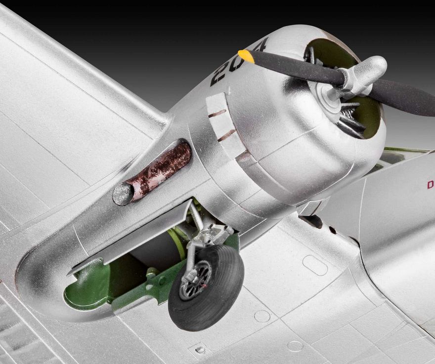 Revell Plastic ModelKit letadlo 03811 - Beechcraft Model 18 (1:48)
