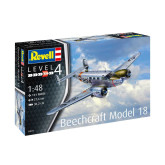 Revell Plastic ModelKit letadlo 03811 - Beechcraft Model 18 (1:48)