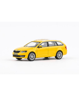 Abrex Škoda Octavia III Combi (2013) Žlutá Taxi 1:43