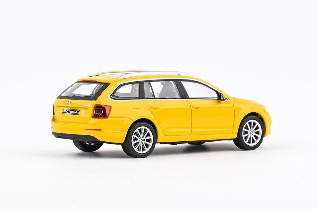 Abrex Škoda Octavia III Combi (2013) Žlutá Taxi 1:43