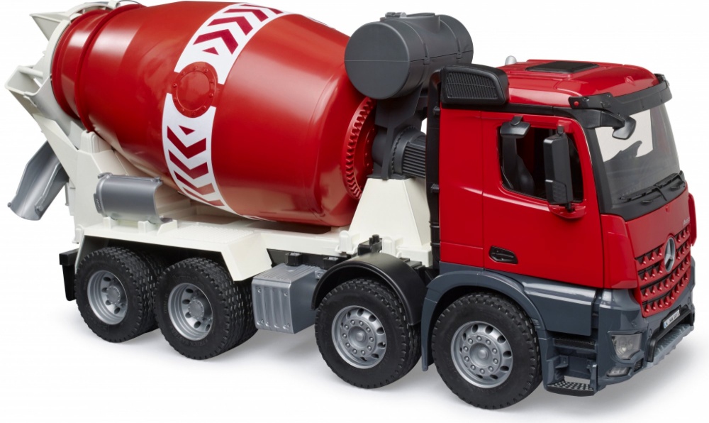 Bruder 3655 MB Arocs míchačka na beton, domíchávač červený