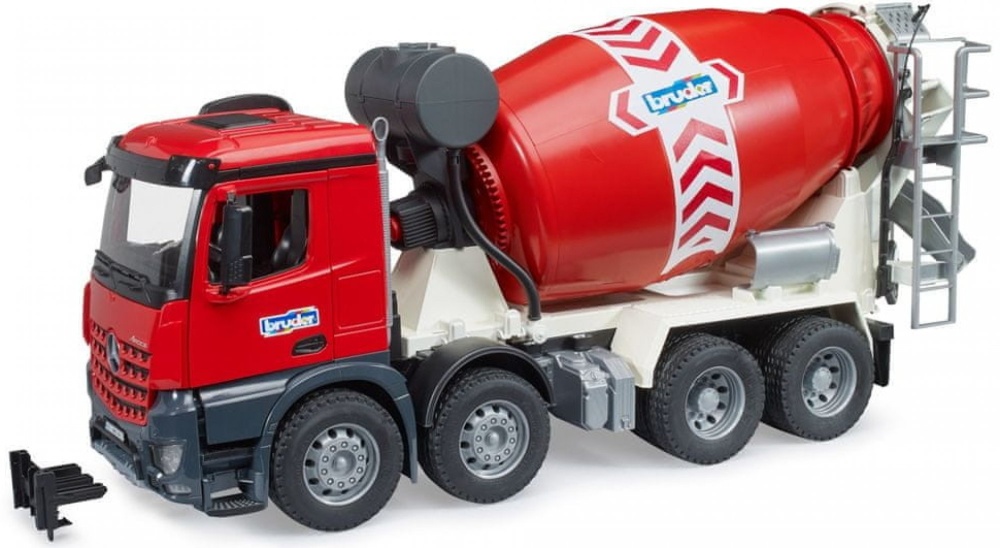 Bruder 3655 MB Arocs míchačka na beton, domíchávač červený