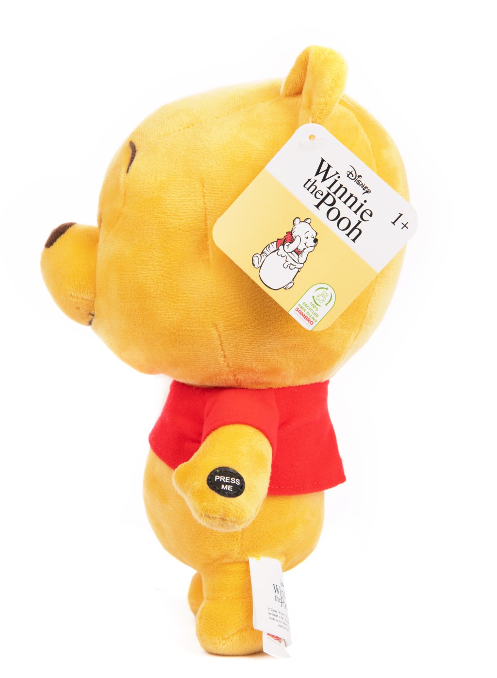 Alltoys Plyšový interaktivní Medvídek Pú se zvukem 28 cm
