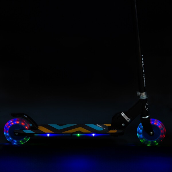 Skládací koloběžka NILS Extreme HD025 LED modrá