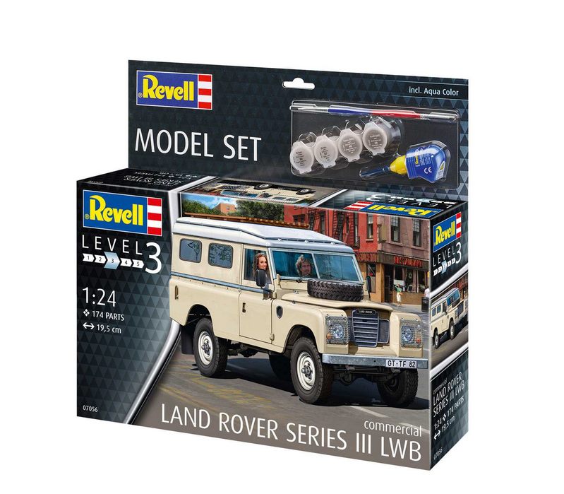 Revell ModelSet auto 67056 Land Rover Series III LWB (commercial) (1:24)