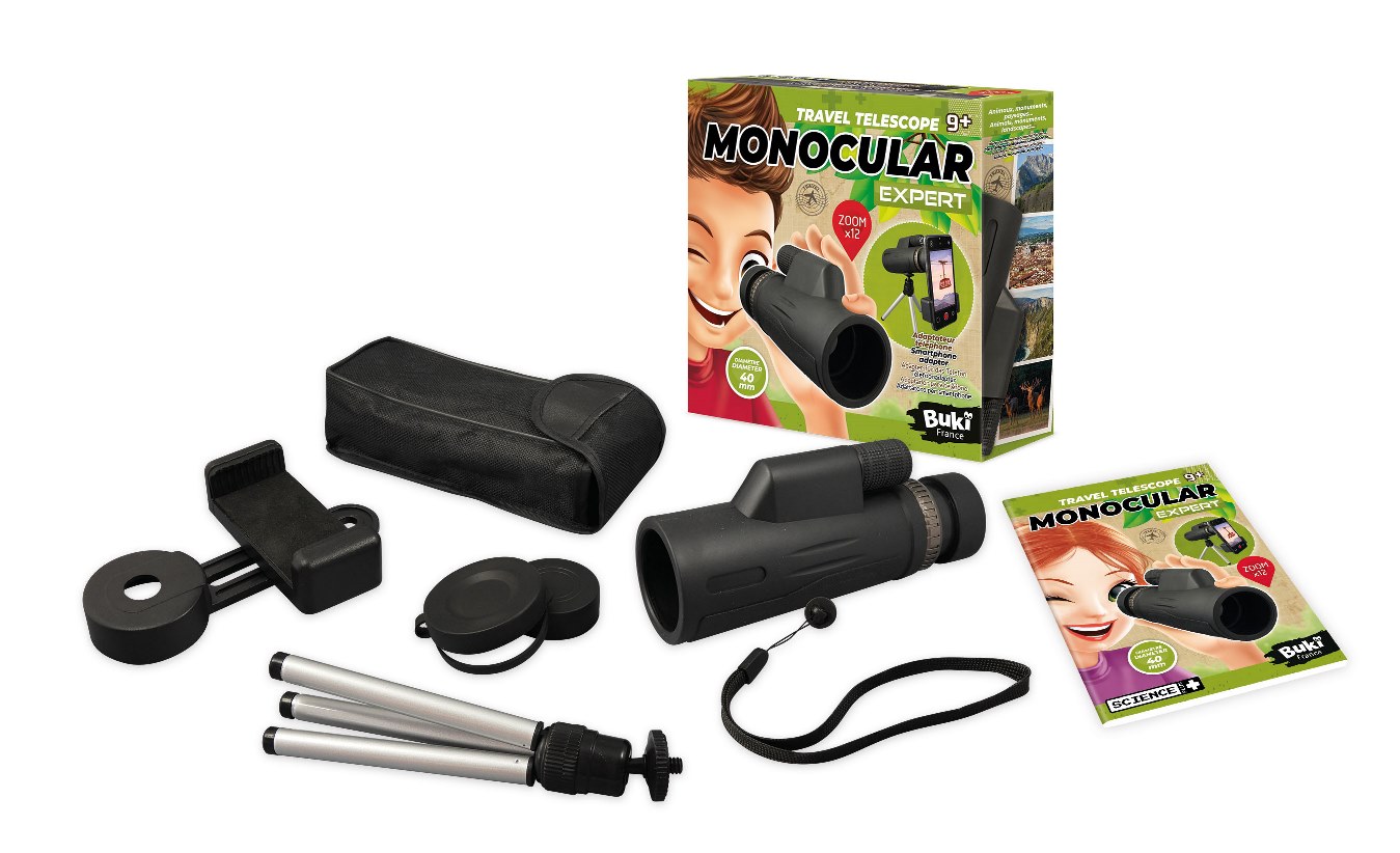 BUKI Science Monokulár Expert 12x40 s držákem na telefon