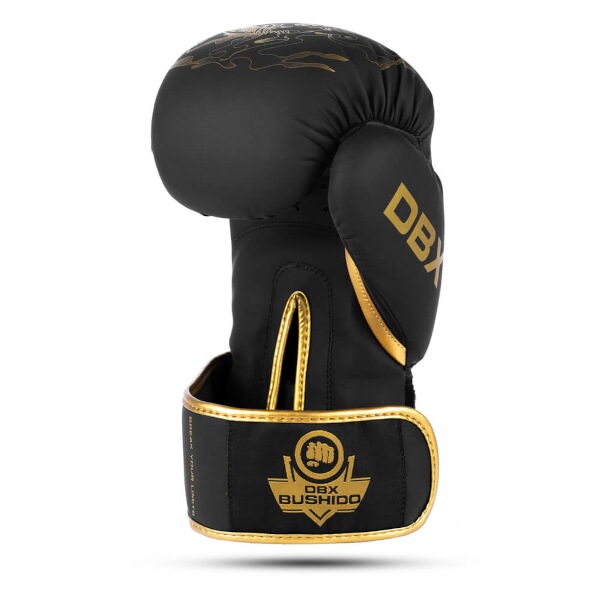 Boxerské rukavice DBX BUSHIDO Gold Dragon 8 OZ