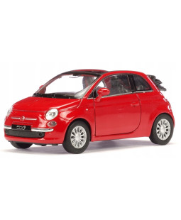 Welly Fiat 500 C ´10 červený 1:34-39