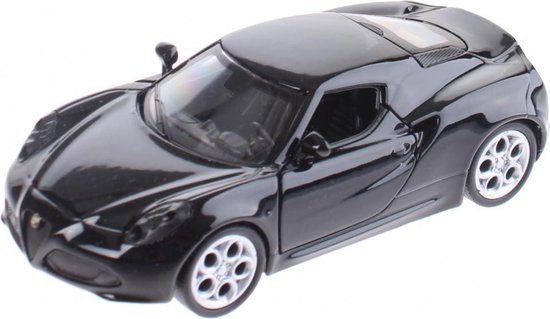 Welly Alfa 4C Černá 1:34-39