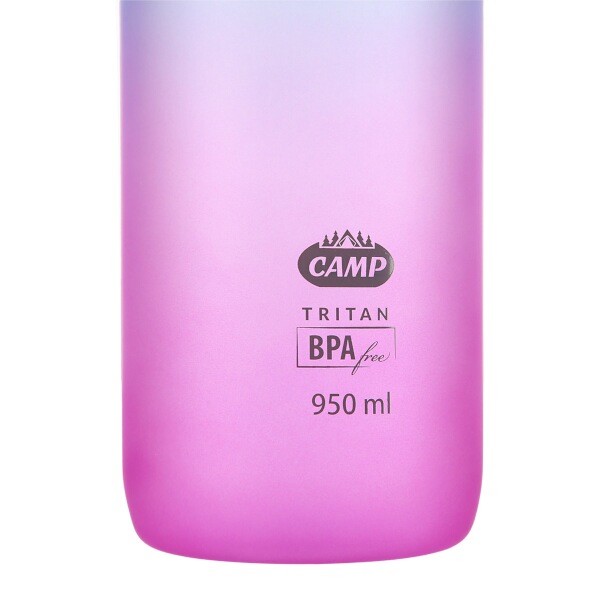 Tritanová láhev na pití NILS Camp NCD04, zeleno-růžová, 950 ml.