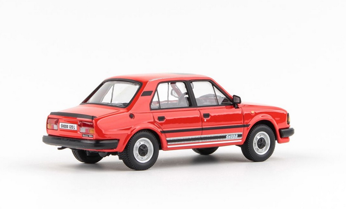 Abrex Škoda 120L (1984) Červená Šípková 1:43