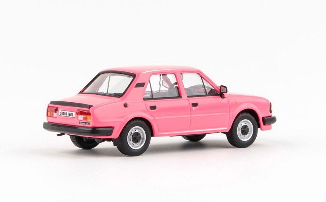 Abrex Škoda 120L (1984) Růžová 1:43