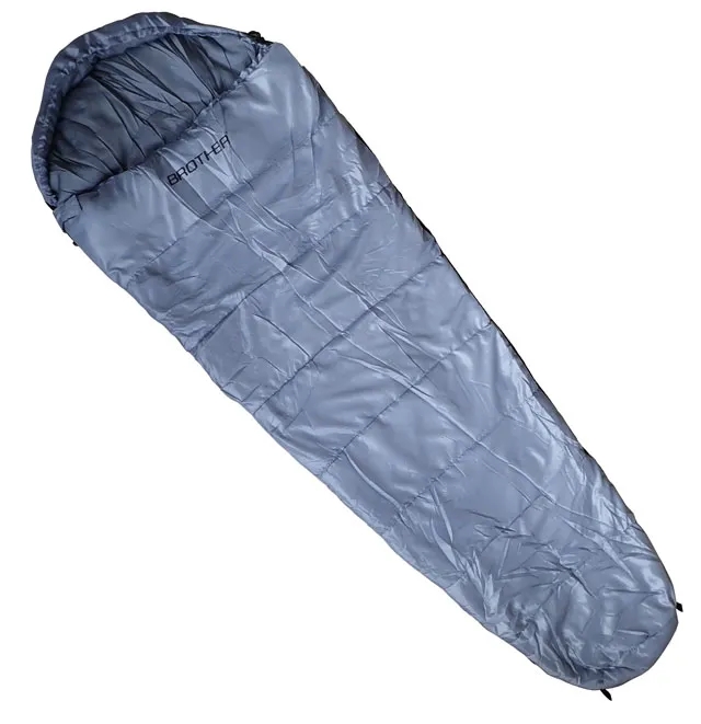 Brother Mummy 3, Spací pytel mumie 300g/m2, šedo-černý
