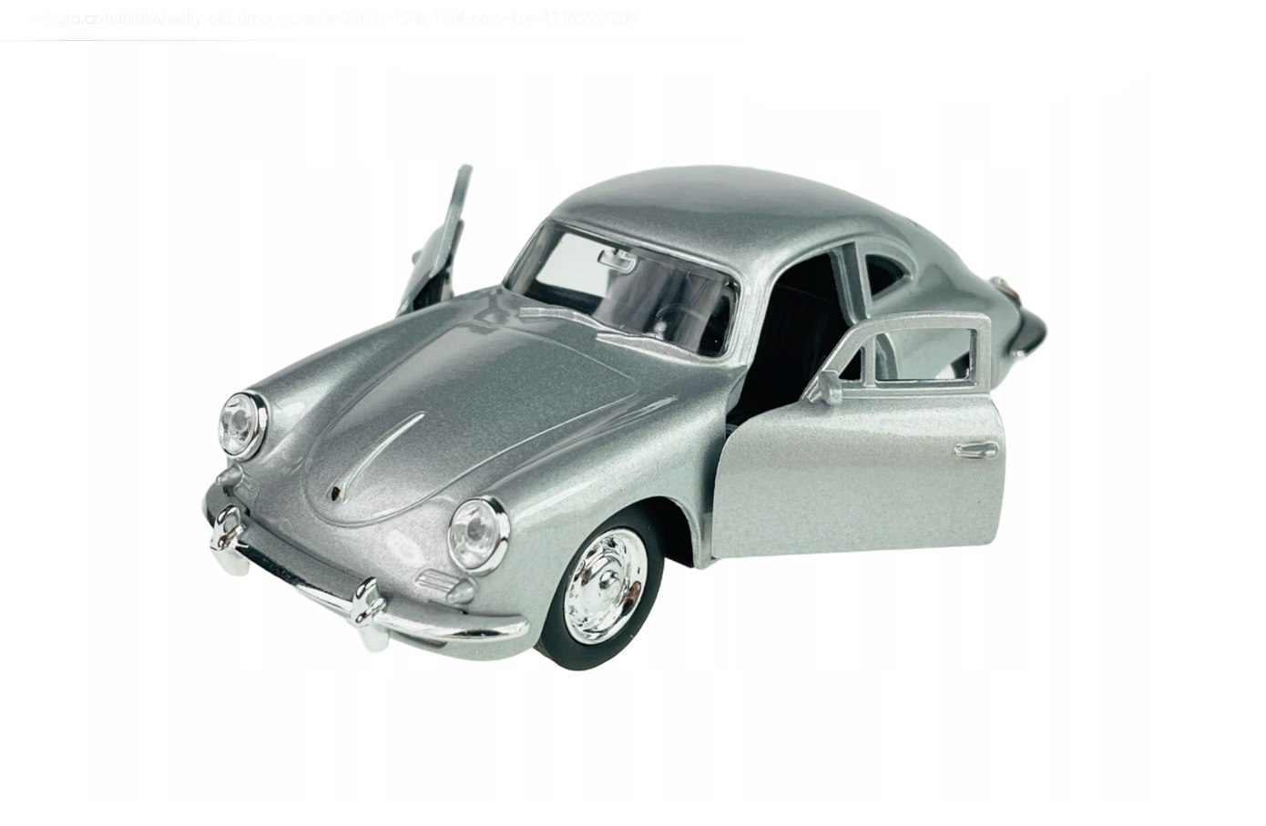 Welly Porsche 356B stříbrné 1:34-39