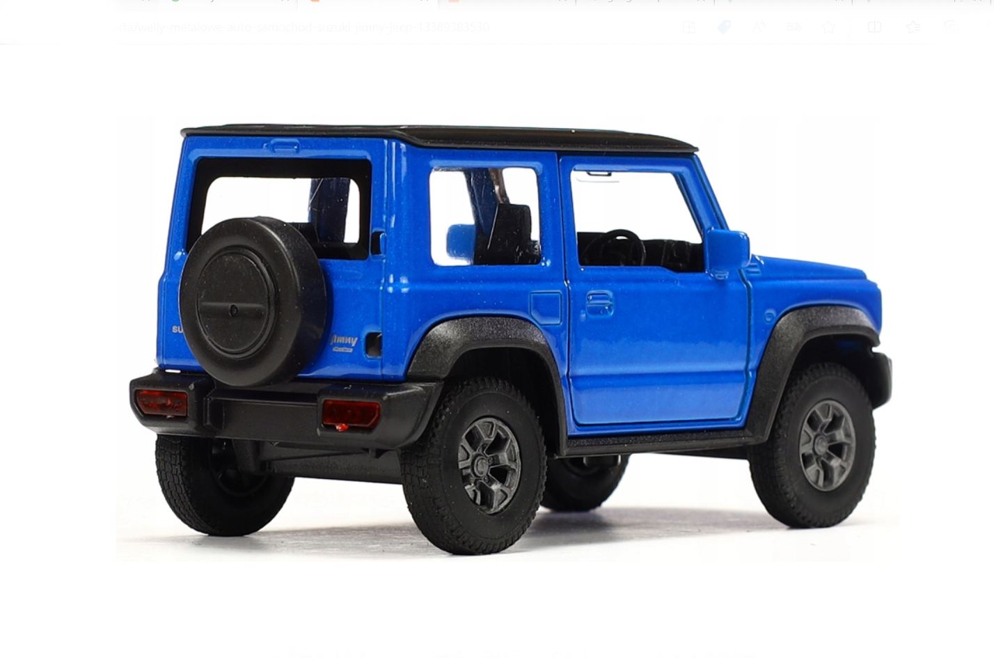 Welly Suzuki Jimny modrý 1:34-39
