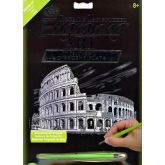 Škrabací obrázek  25 x 20 cm -  Koloseum
