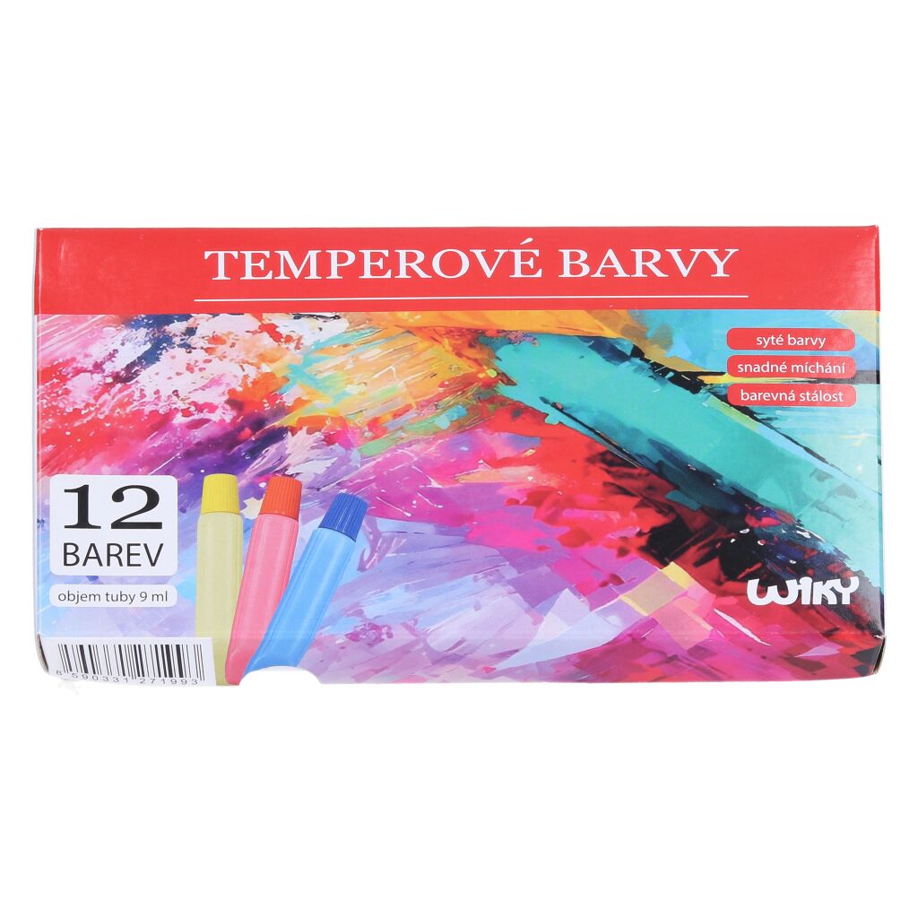Wiky Temperové barvy kov 12ks - 9ml