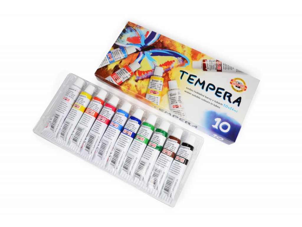 Koh-I-Noor Temperové barvy 10ks - 16ml