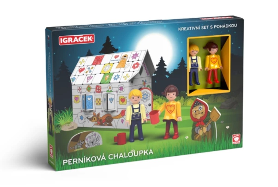 Igráček Perníková chaloupka - kreativní set s pohádkou