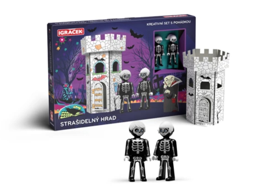 Igráček Strašidelný hrad - kreativní set s pohádkou
