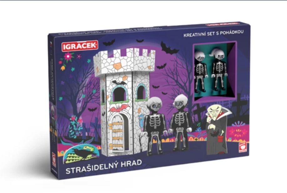 Igráček Strašidelný hrad - kreativní set s pohádkou