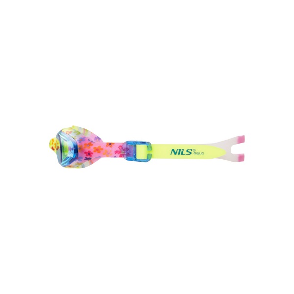 Plavecké brýle NILS Aqua NQG170FAF Junior modro-květované
