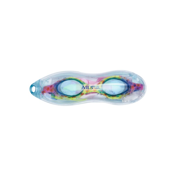 Plavecké brýle NILS Aqua NQG170FAF Junior modro-květované