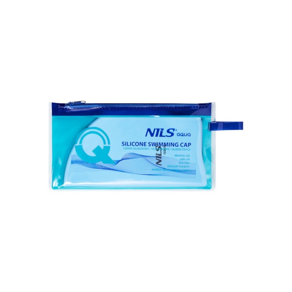 Silikonová čepice NILS Aqua NQC BL01 světlemodrá