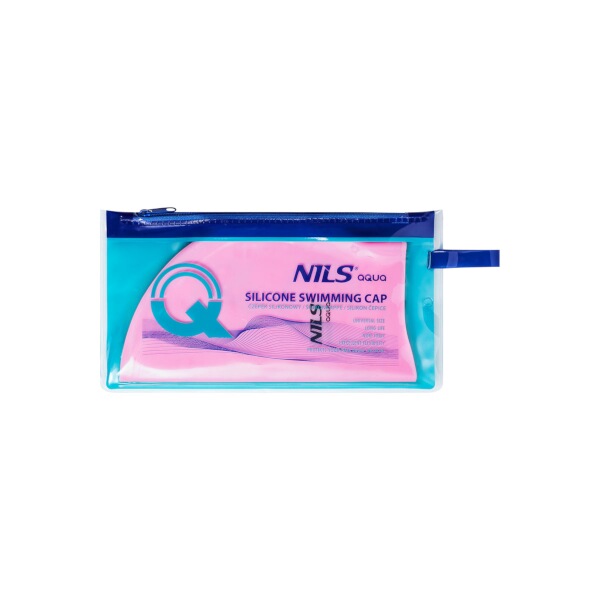 Silikonová čepice NILS Aqua NQC PK02 světlerůžová