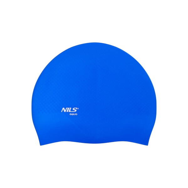 Silikonová čepice NILS Aqua NQC Dots modrá