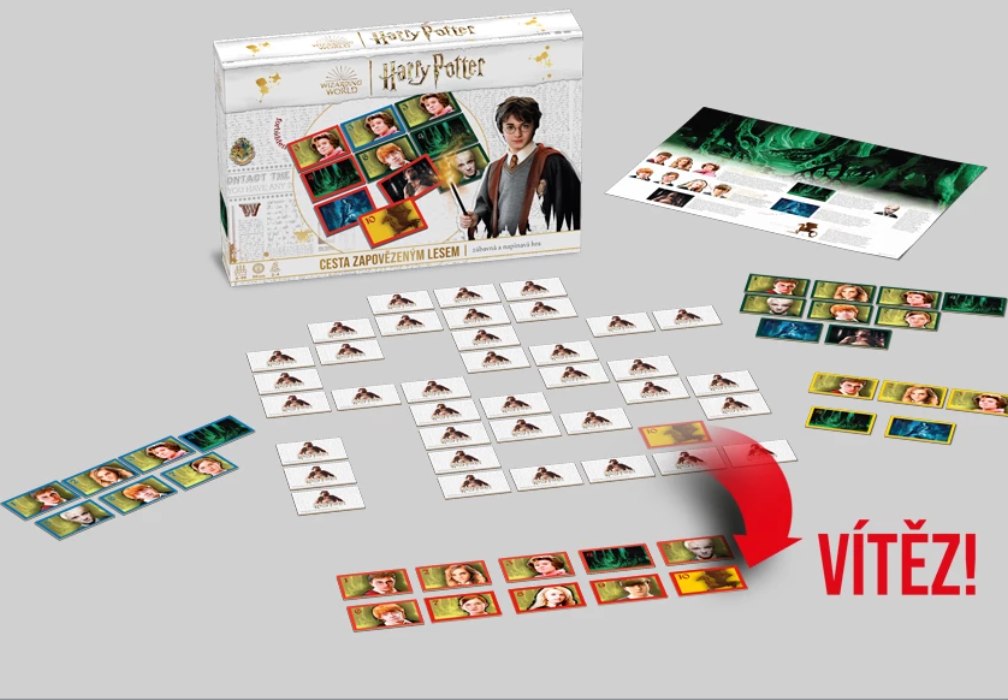 Betexa Harry Potter Cesta zapovězeným lesem - společenská hra
