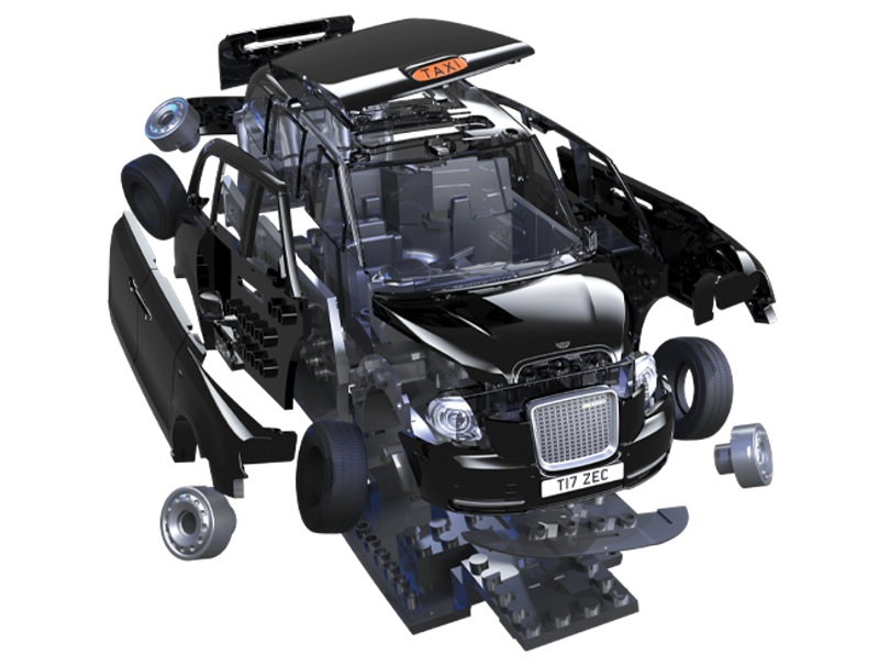 Quick Build auto J6051 - London Taxi