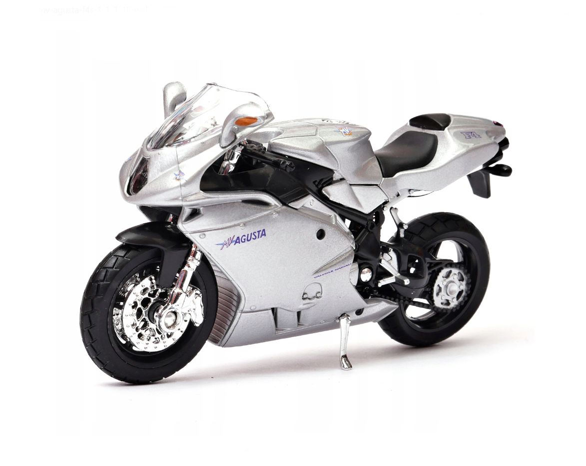 Welly MV Agusta F 4 S, stříbrná 1:18