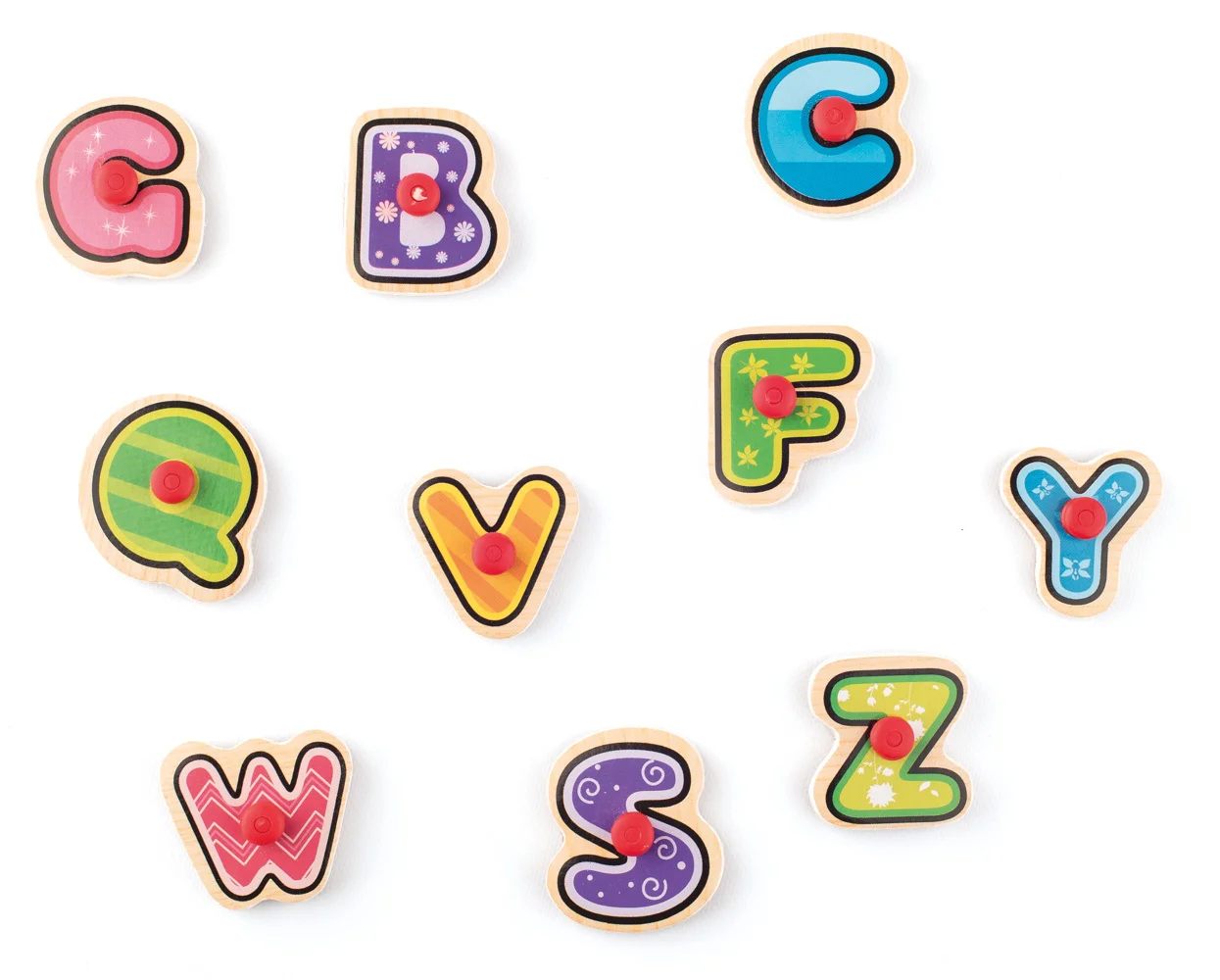 Woody Razítka - Puzzle ABC