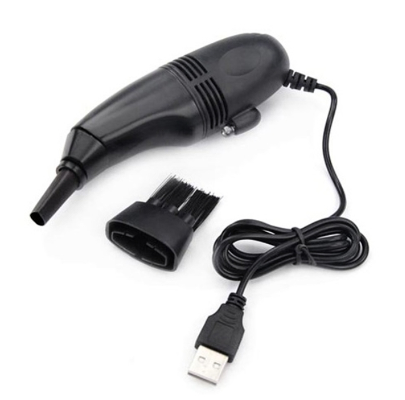 USB vysavač na klávecnici - Černý