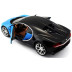 Welly Bugatti Chiron modrá 1:24