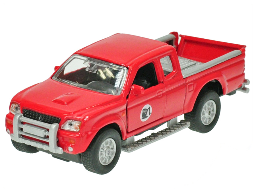 Kids Globe Traffic Mitsubishi Pajero na zpětný chod s bagrem, 29cm
