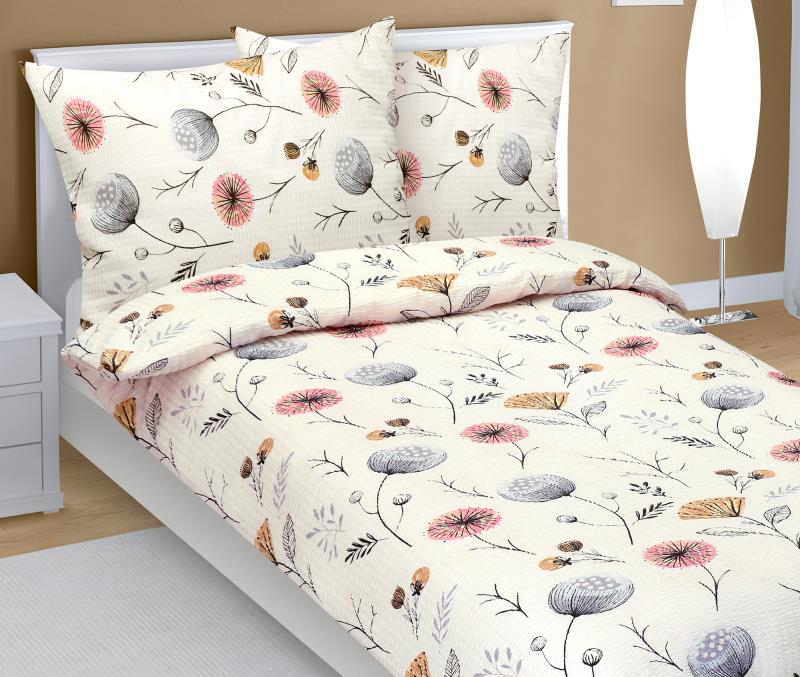 Bellatex Povlečení krepové Makovice - 140x220, 70x90 cm