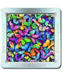 Piatnik 3D magnetické puzzle Motýli, 16 dílků 